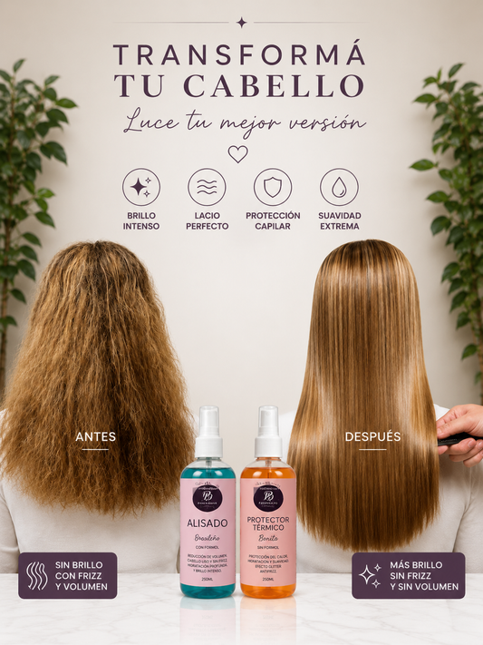 ✨ KIT LACIO PERFECTO – Alisado + Protector Térmico ✨