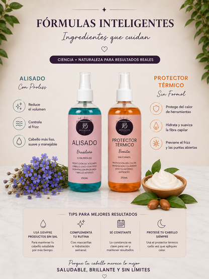 ✨ KIT LACIO PERFECTO – Alisado + Protector Térmico ✨